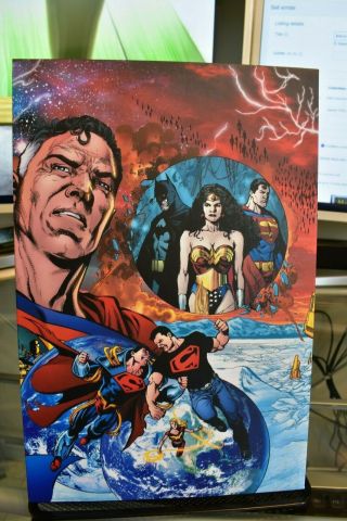 Absolute Infinite Crisis Dc Deluxe Slipcase Hardcover By Geoff Johns Rare Oop