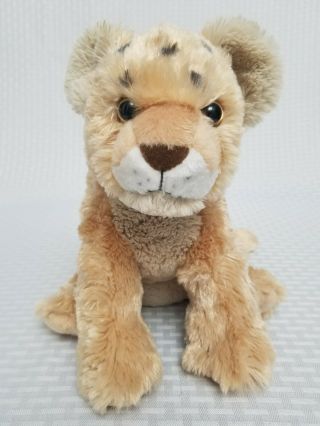 Wild Republic Baby Lion 12 " Stuffed Animal Plush Realistic Cub Cuddlekins Euc