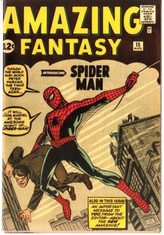 Fantasy 15 Custom Made Cover With 1964 Reprint 1st Spiderman Reprint