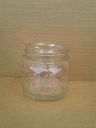 Vintage Ball Special Wide Mouth Ribbed Mason Canning 1 Pint Clear Glass
