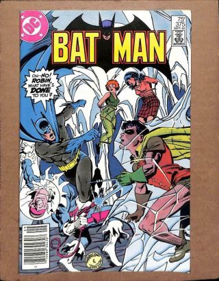 Batman 375 - Near 9.  8 Nm - Robin Justice League Of America Dc Comics