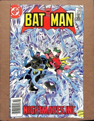 Batman 376 - Near 9.  8 Nm - Robin Justice League Of America Dc Comics