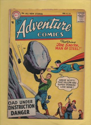 Adventure Comics 233 February 1957,  Dc,  1938 Series Gd