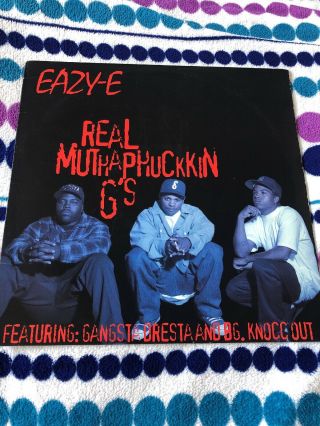Eazy E Vinyl Real Muthaphu In G’s 1993 Press In Shrink Wrap Rare