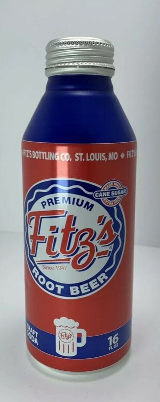 Vintage Design Fitz Rootbeer,  Aluminum Can,  St.  Louis,  Mo.  Empty