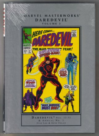 Marvel Masterworks Daredevil Volume 3 Fs Hardcover Lee & Colan Thor Spider - Man