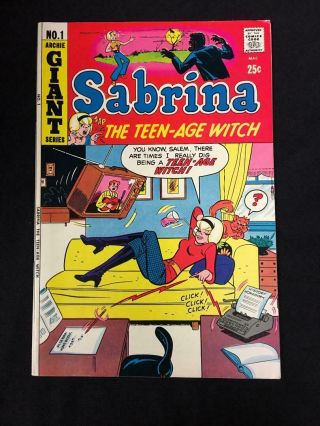 Sabrina The Teenage Witch 1 (1971) 1st Series Archie Comics Netflix Show