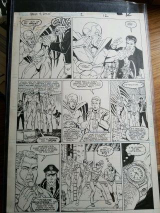Hawk & Dove 1 Page 12 Drawn By Rob Liefield Ink Karl Kesel 1st Dc Published Work