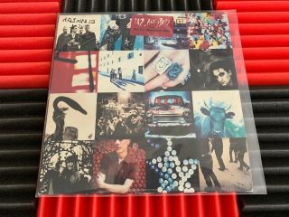 Rare 1991 Us Press Uncensored Version Of U2 Achtung Baby Vinyl Lp Record Promo