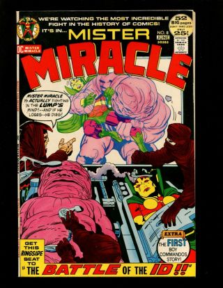 Mister Miracle 8 Vf Giant Kirby Barda Granny Goodness 1st Boy Commandos Reprint