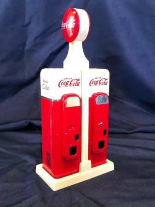 Vintage 1993 Coca Cola Salt And Pepper Shaker Set,  Pre - Owned,  Not