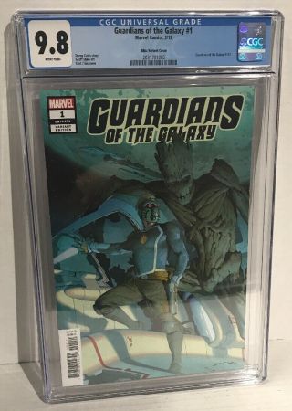 Guardians Of The Galaxy 1 Ribic Variant Cgc 9.  8