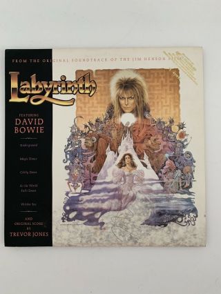 David Bowie - Labyrinth - - 1st Press Lp And Sleeve Trevor Jones Movie