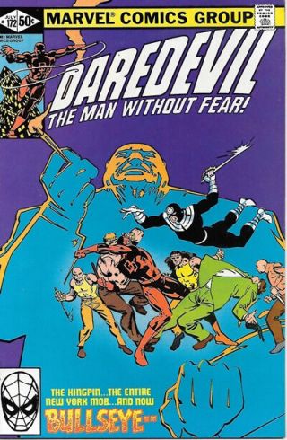 Daredevil Comic Book 172 Marvel Comics 1981 Near