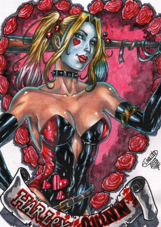 Harley Quinn (09 " X12 ") By Elinaldo - Ed Benes Studio