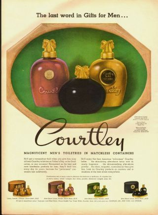 1947 Vintage Ad For Courtley Magnificent Men 