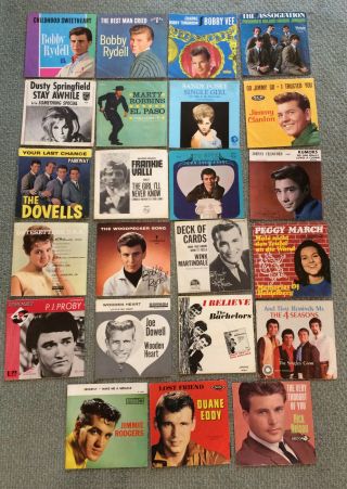 45 Rpm Picture Photo Record Sleeves 50 