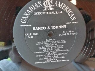 Santo & Johnny,  Self Titled,  Sleepwalk,  Canadian American,  LP,  VG/VG, 4
