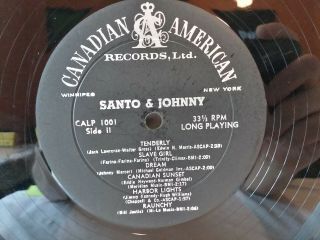 Santo & Johnny,  Self Titled,  Sleepwalk,  Canadian American,  LP,  VG/VG, 5