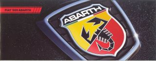 2012 Fiat 500 Abarth (u.  S.  A.  Market) 16 Page Deluxe Sales Brochure -