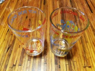 Vintage Welchs Archie Jughead 1971 Glass HOT DOG GOES TO SCHOOL & Jam Session 3