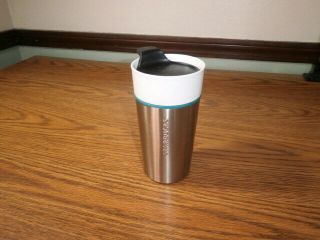 Starbucks Stainless Steel And Ceramic Travel Mug Coffee Tumbler 12 Oz With Lid