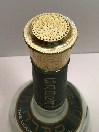 Vintage Empty Sabra Liqueur Of Israel Bottle With Cap 5