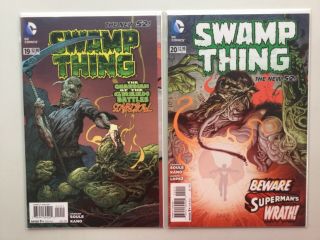 Dc 2011 52 Swamp Thing 1 - 40 Not Complete Rotworld