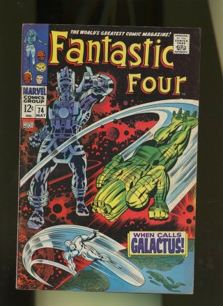 Fantastic Four 74 Vg,  4.  5 1 Book Marvel Comics Vol.  1 Galactus Punisher