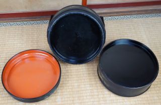Tea box Sencha 1900 Japanese lacquer decoration Bento craft 6