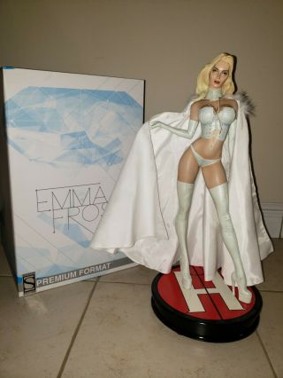 Emma Frost Hellfire Club Premium Format Sideshow Exclusive Statue Marvel Sample