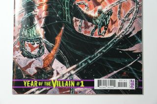 DC YEAR OF THE VILLAIN 1 JIM CHEUNG 1:500 VARIANT COVER - DC COMICS 3