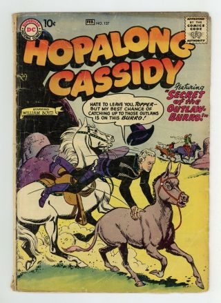 Hopalong Cassidy (fawcett/dc) 127 1958 Gd 2.  0
