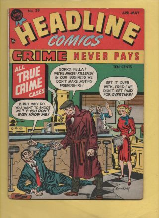 Headline Comics V3 5 (29) Simon,  Kirby April 1948,  Prize,  1943 Series Vg,