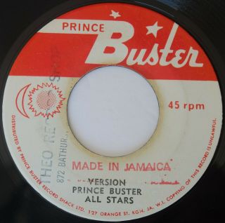 Reggae JOHN HOLT PRINCE BUSTER ALL STARS Rain From The Skies / Version 2