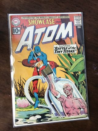 Showcase 34 1st Atom Dc Comics 1961 G/vg