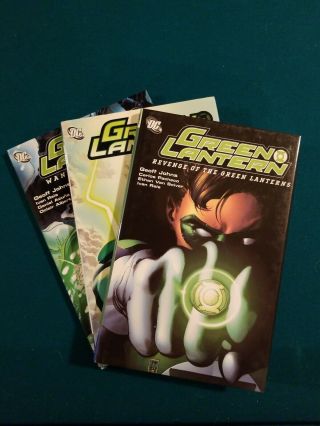 Green Lantern Hc 3 Books