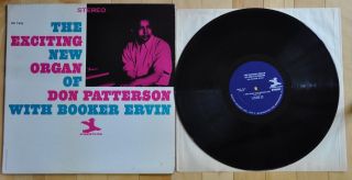 Don Patterson - The Exciting Organ Of - Prestige St Lp - Blue Trident Label -