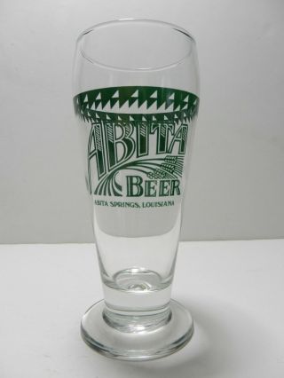 Abita Brewing Company Fotted Beer Glass Abita Springs Louisiana Brewery