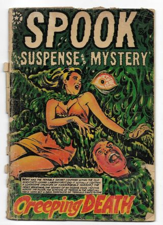 Spook 28 - Star 1954 - Classic Lb Cole Eyeball Cover - Horror - Rulah - Gga