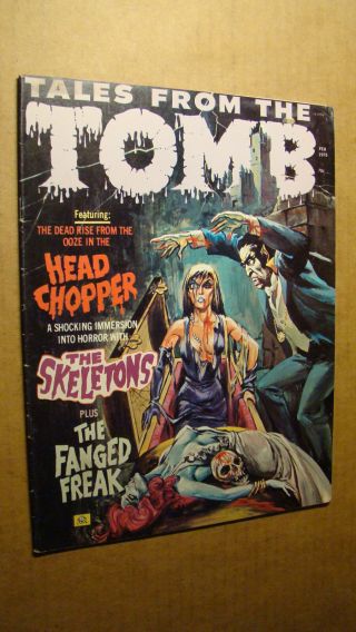 Tales From The Tomb 1 Glossy Feb 1975 Eerie Creepy