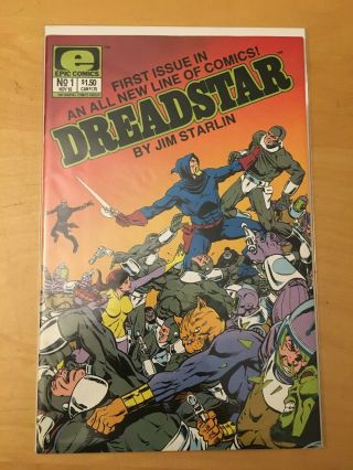Dreadstar 1,  Epic Illustrated,  & Marvel Graphic Novel 3,  For Grades