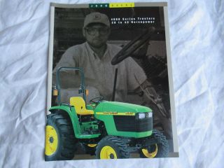 John Deere 4100 4200 4300 4400 4500 4600 4000 Series Compact Tractor Brochure