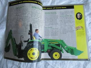 John Deere 4100 4200 4300 4400 4500 4600 4000 series compact tractor brochure 2