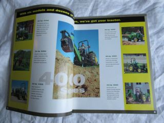 John Deere 4100 4200 4300 4400 4500 4600 4000 series compact tractor brochure 3