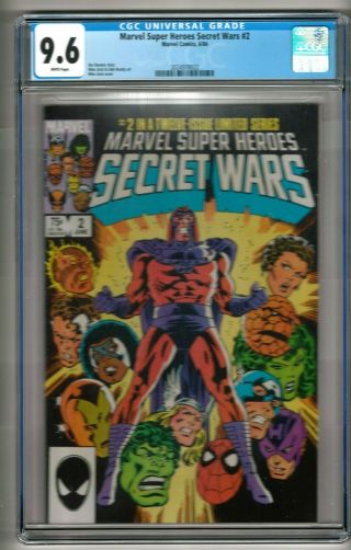 Marvel Heroes Secret Wars 2 (1984) Cgc 9.  6 White Pages Shooter - Zeck