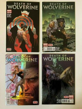 Death Of Wolverine 1 - 4 Complete Set Nm Unread