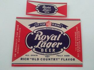 Il - Irtp - Royal Lager - 12oz - Springfield Brg Co - Springfield - A6937