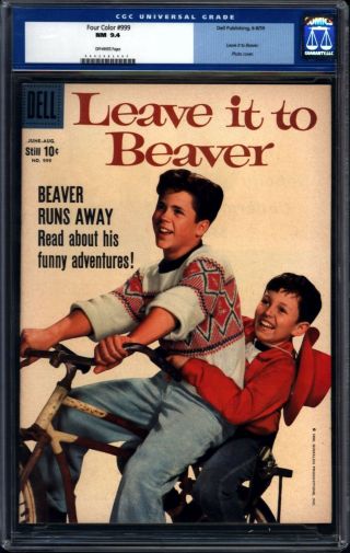 Four Color 999 Leave It To Beaver Cgc 9.  4