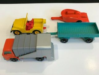 Vintage (50,  Years Old) Lesney Matchbox 4 Mixed Vehicles -